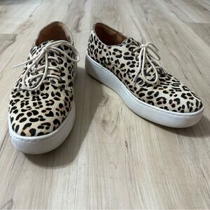 Rollie Nation Derby City Camel Leopard Sneakers size 39au / 7us